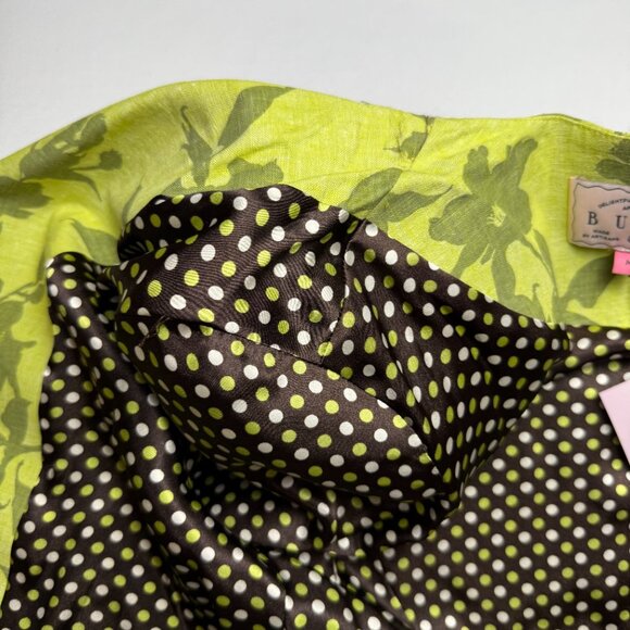 BURU x Jaimie Dewberry | Size M | Green Linen Floral Walking Coat | NWT ($398) - Picture 11 of 12